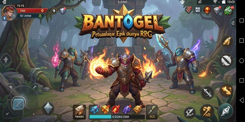 Tangkapan layar yang menunjukkan gameplay mendebarkan dari BANTOGEL.