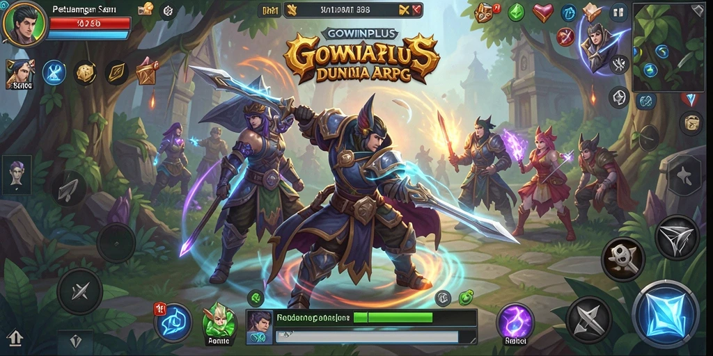Tampilan gameplay ARPG yang seru dan mendebarkan dalam GOWINPLUS.