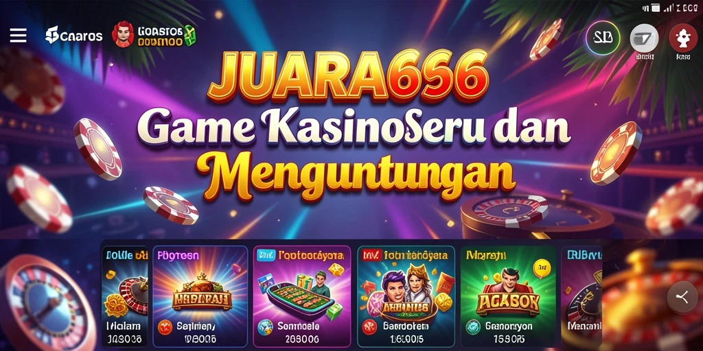 Tampilan gameplay JUARA666 yang seru dan mendebarkan.