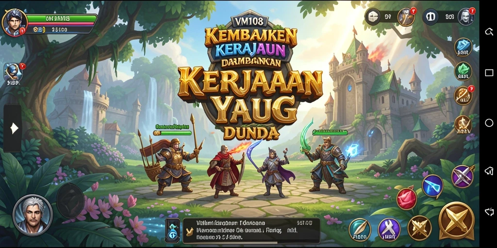 Tangkapan layar gameplay VM108 menampilkan strategi pertempuran yang mendebarkan.